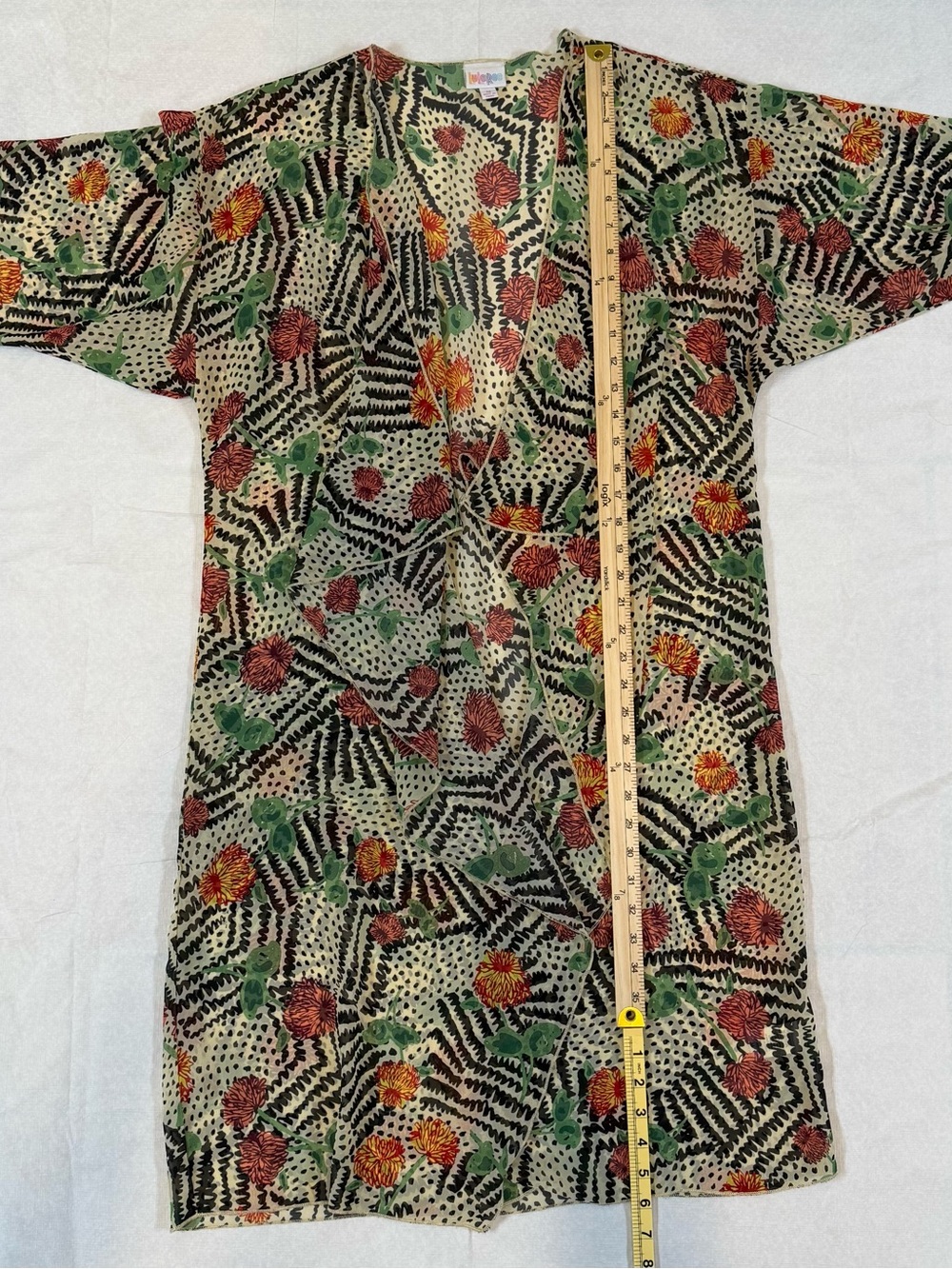 LuLaRoe Shirley Kimono Duster Cardigan, sz Small